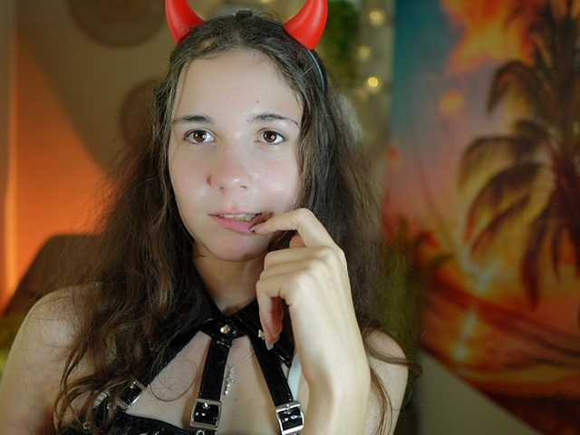 Photos AvaTaylor Happy halloween!! #petite #naughty #cute #brunette #18 Let me be your cute devil tonigh