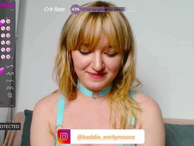 Photos emilymoore_ hello! 12 hours stream happy saturday @remain until u make me cum relax with me fav vibes 100125150175 PVT OPEN
