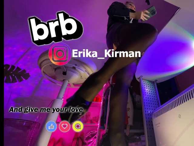 Photos Erika_Kirman Hello! Thank you for reading my profile and looking at the tip menu! Dont forget to folow me in bongacams site allowed social networks - my nickname there is ERIKA_KIRMAN #stockings #skirt #lips #heels #redlipstick #strapon