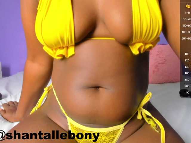 Photos ShantallEbony Hi guys!! Welcome ♥ lets break the rules, open your mouth and enjoy my big squirt! do not be shy. #bouncing #blowjob #anal #doublepenetation #ebony
