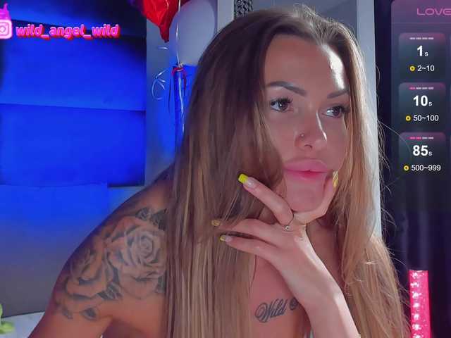 Photos WILD-ANGEL777 Hello guys, BEFORE PRIVATE 150 TOKENS ❤ Camera only in private Anal, TWO DILDOS, SQUIRT ONLY in FULL private Favorite vibrations: 11, 111, 222 ✨wild_angel_wild INST NEW